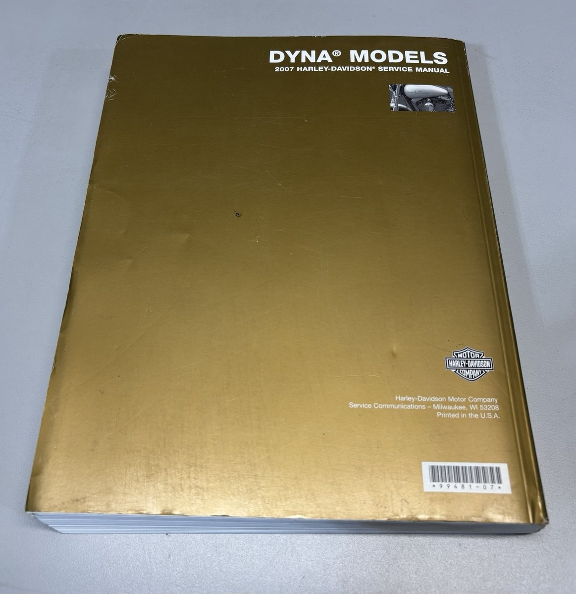 2007 Harley-Davidson Dynaモデル サービスマニュアル Harley Davidson