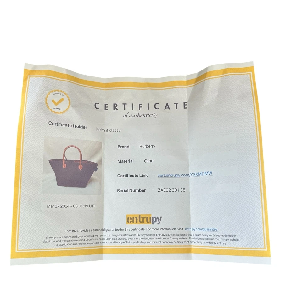 Bolso de Mano Burberry Etiqueta Azul - Usado en Marrón y Rosa Foto 2 de 4