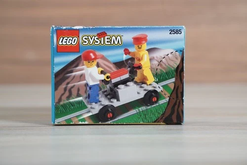 LEGO Trains Track Buggy with Station Master and Cool Kid 2585 New factory sealed