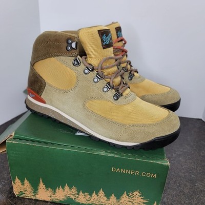 Danner Tan and Olive Hiking Boots with Logo Tongue footwear-danner-mountain-light  main image 4