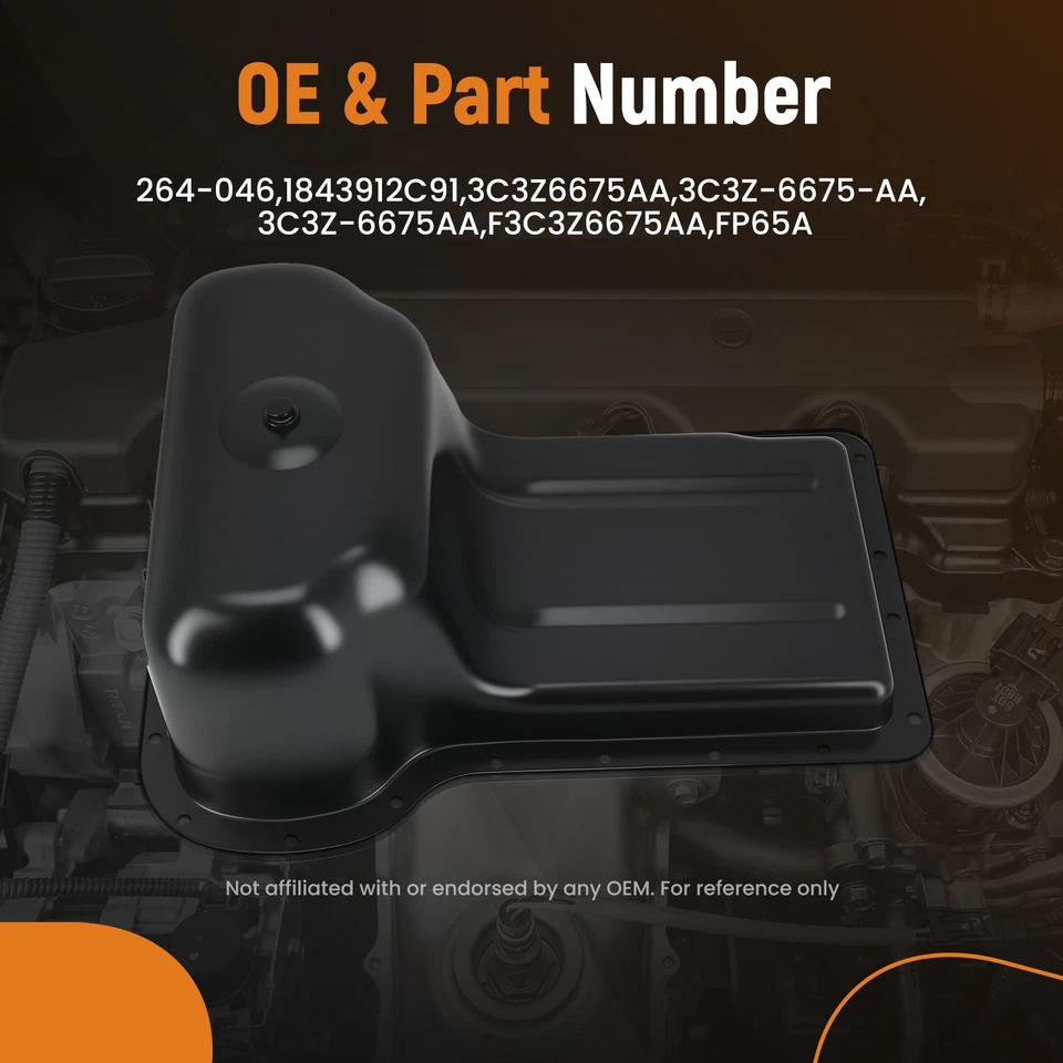 Lower Engine Oil Pan for Ford F450 F550 Super Duty 6.4L 2008-2010 264-046 - Image 4 of 4