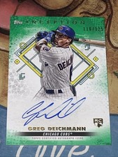 2022 Topps Inception #BRES-GD Greg Deichmann /125 Green Rookies Emerging RC Auto
