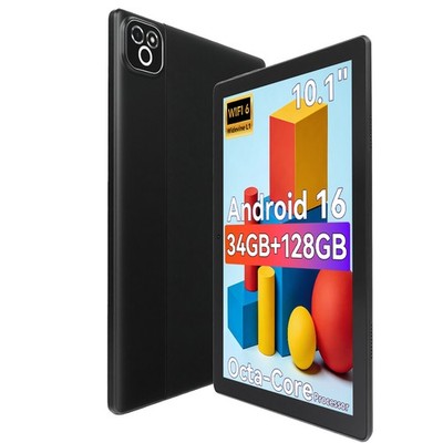 Android 16 10.1 inch Tablet 34(6+28)GB RAM 128GB ROM IPS LCD HD 5MP/8MP WIFI
