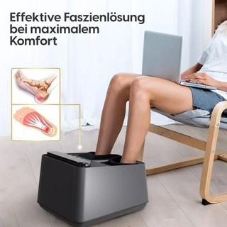 HOME® FOOTRELAX Kabelloses Fußmassagegerät Entspannung Wärmefunktion Ergonomisch
