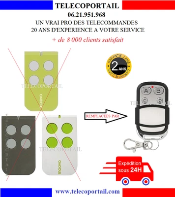 TELECOPORTAIL TELECOMMANDE COMPATIBLE MOOVO MT4, MT4G, MTV4
