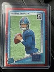 2025 Panini Donruss - Rated Rookie Jaxson Dart #273 Optic Red Mojo Prizm (RC)