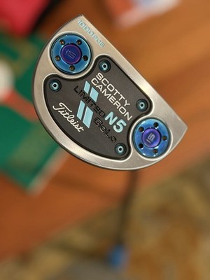 Full Custom Blue PVD SCotty CAmeron GoLo N5 Knuckleneck + Kangaroo