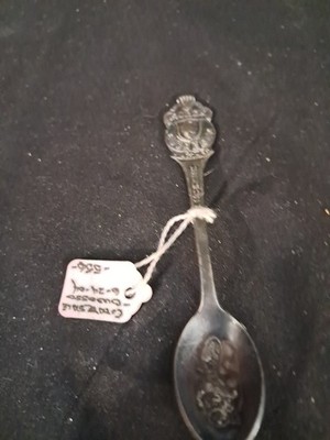 Vintage Rolex Bucherer Lucerne Souvenir Spoon Silver Plated Lion Monument Watch