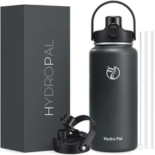 Half Gallon Insulated Water Bottle with 2-in-1 Lid (Chug Lid/Straw Lid)