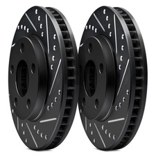 For Mazda CX-50 23-25 DFC Premium Drilled & Slotted Front Brake Rotor Set