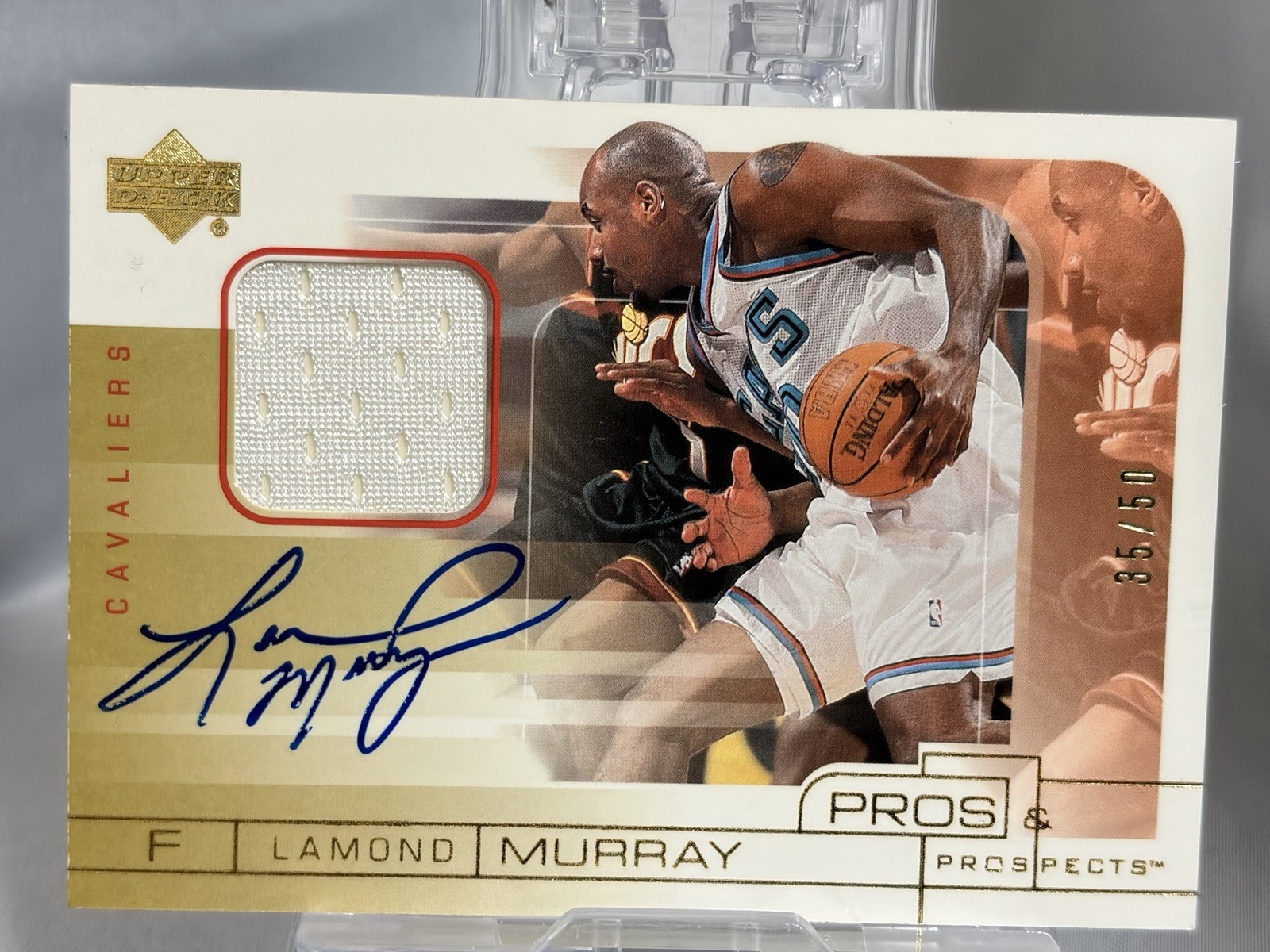 Lamond Murray Auto Patch /50🔥 2001 Upper Deck LM-A