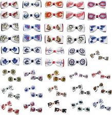 NHL Hair Bow Pair - Choose Your Team