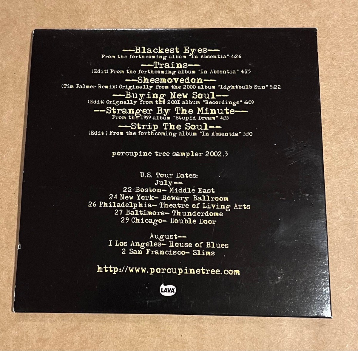 Porcupine Tree - Sampler 2002.3 - RARE promo CD EP w/ edits '02 | eBay
