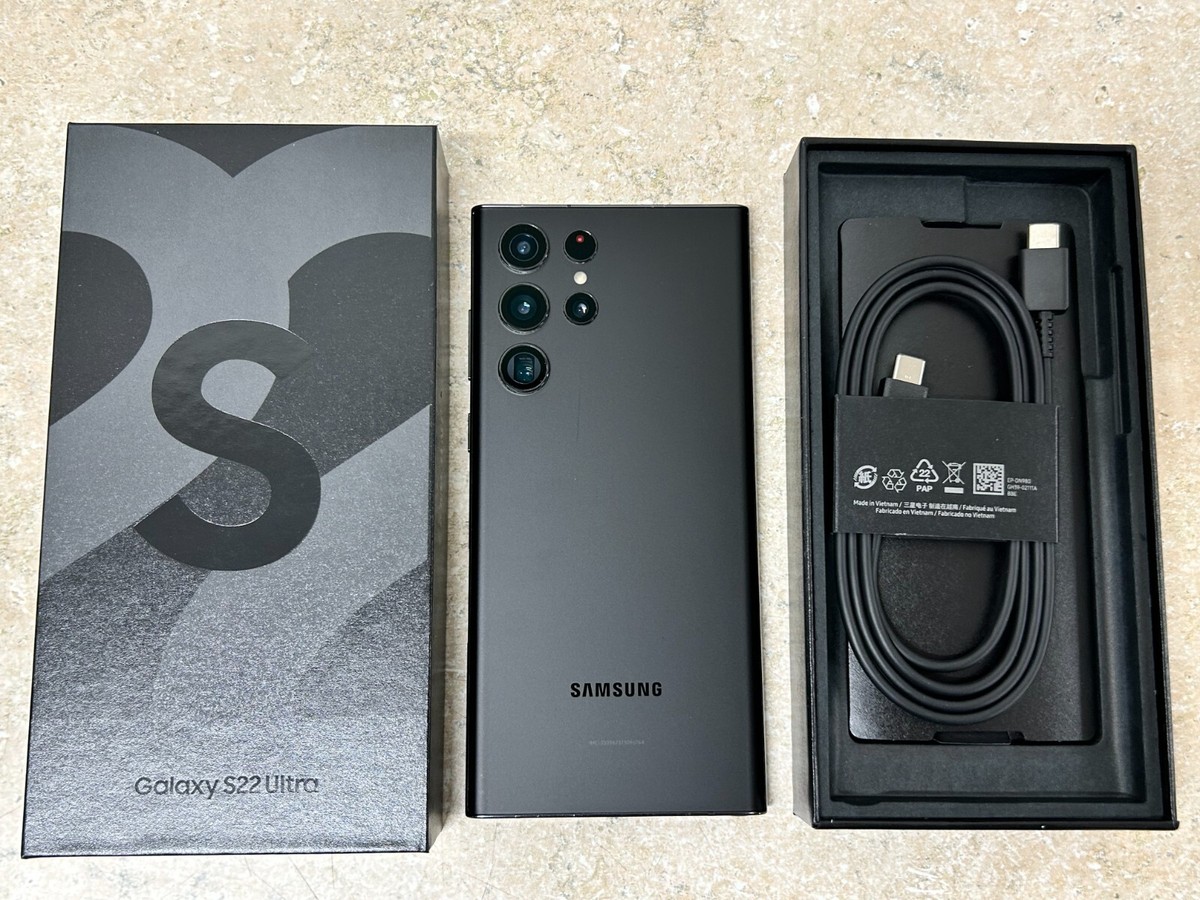 Samsung Galaxy S22 Ultra 128GB SM-S908U Unlocked Excellent