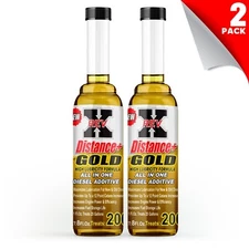 REV X Distance+ Gold Diesel Fuel Treatment - 8 fl. oz. (2 Pack)