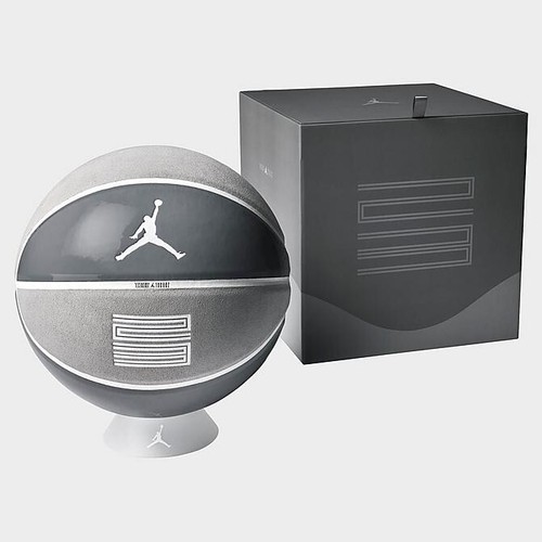 jordan cool grey basketball ball