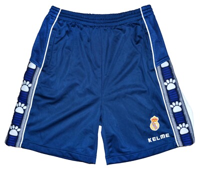 REAL MADRID SPAIN 1997/1998 TRAINING FOOTBALL SHORTS KELME SIZE S ADULT