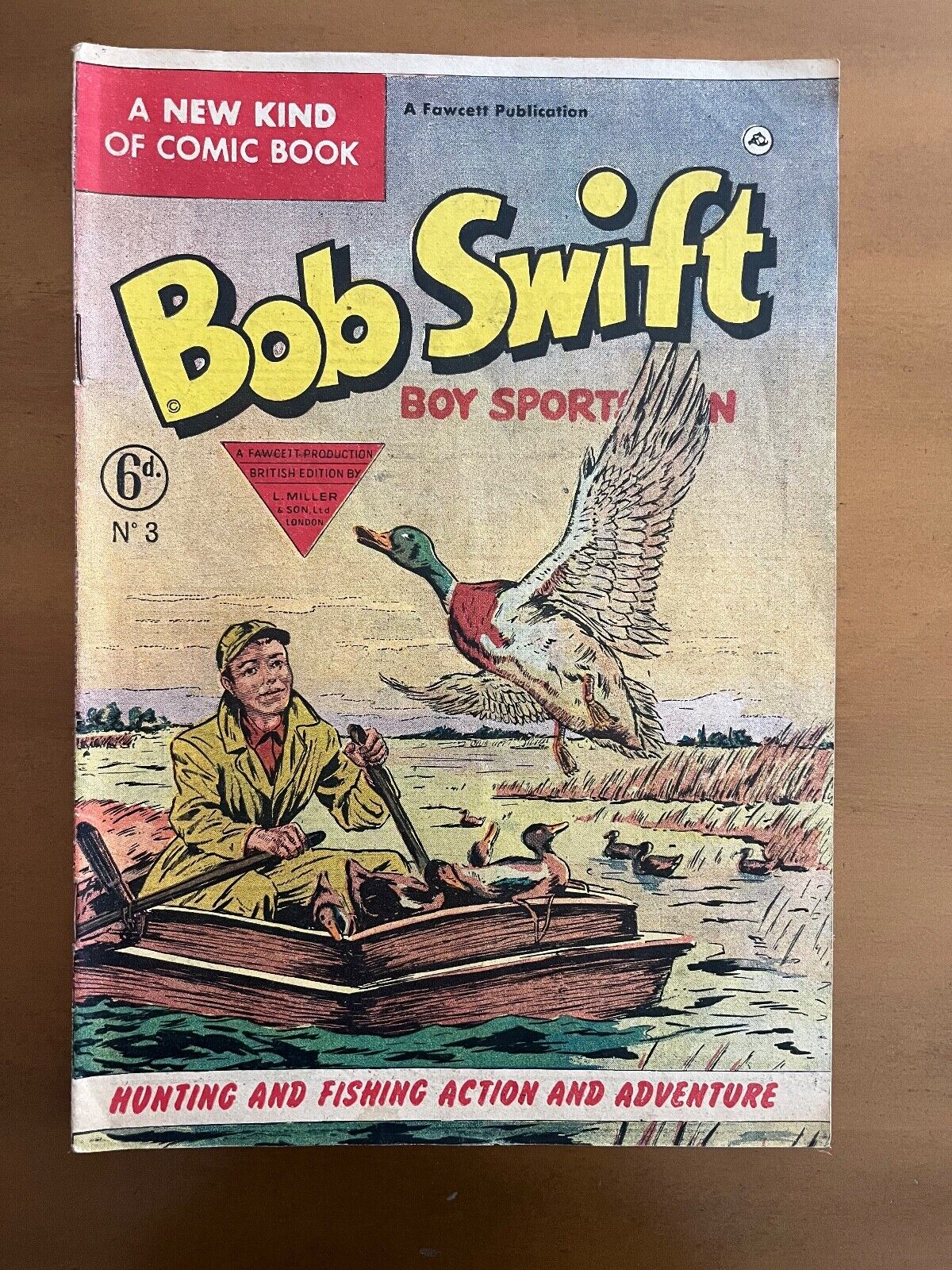 Bob Swift 3 -Fawcett Australian -(L Miller & Son 1951 ) Hunting & Fishing - 6.0