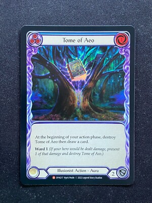 Tome of Aeo RAINBOW FOIL - Dynasty (Flesh and Blood) Near Mint