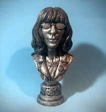 RAMONES JOEY RAMONE PUNK SILVER BUST SCULPTURE Figure Resin music ROCK guitar ko