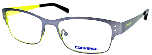 CONVERSE ALL STAR Q017 NOS Gunmetal/Lime Green Eyeglasses Frame 50-16-140 - Picture 1 of 11