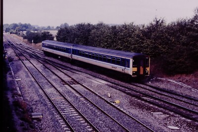 1989 British Rail Diesellok 155320 Fairwood Jc Westbury Railway Slide Ref 6833