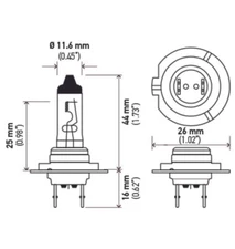 Hella Halogen H7 Bulb