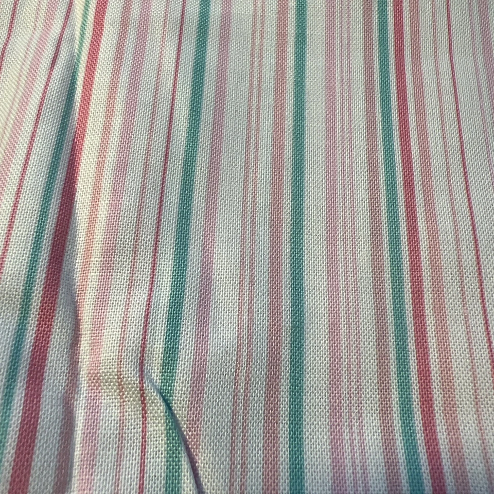 Apron Strings by Chloe's Closet for Moda Pastel Striped Cotton Remnant 1/3 Yard - Image 3 of 4