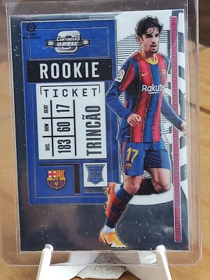 Trincao 2020/21 Panini Chronicles Optic Rookie Ticket Card Barcelona
