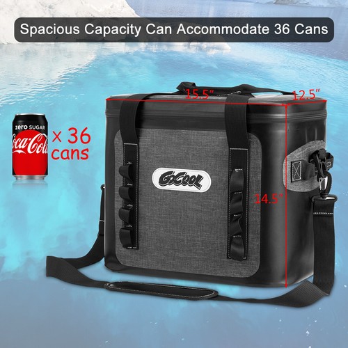 36 Cans Large Pack Cooler Bag Insulated Water-Resistant For Picnic Camping - Picture 2 of 12
