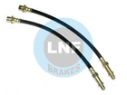 Cadillac Deville Calais Eldorado Fleetwood 75 Brake Hose Front Pair 1961-1968