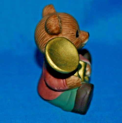 Homco Bear sosteniendo un instrumento #1442 - Imagen 4 de 5