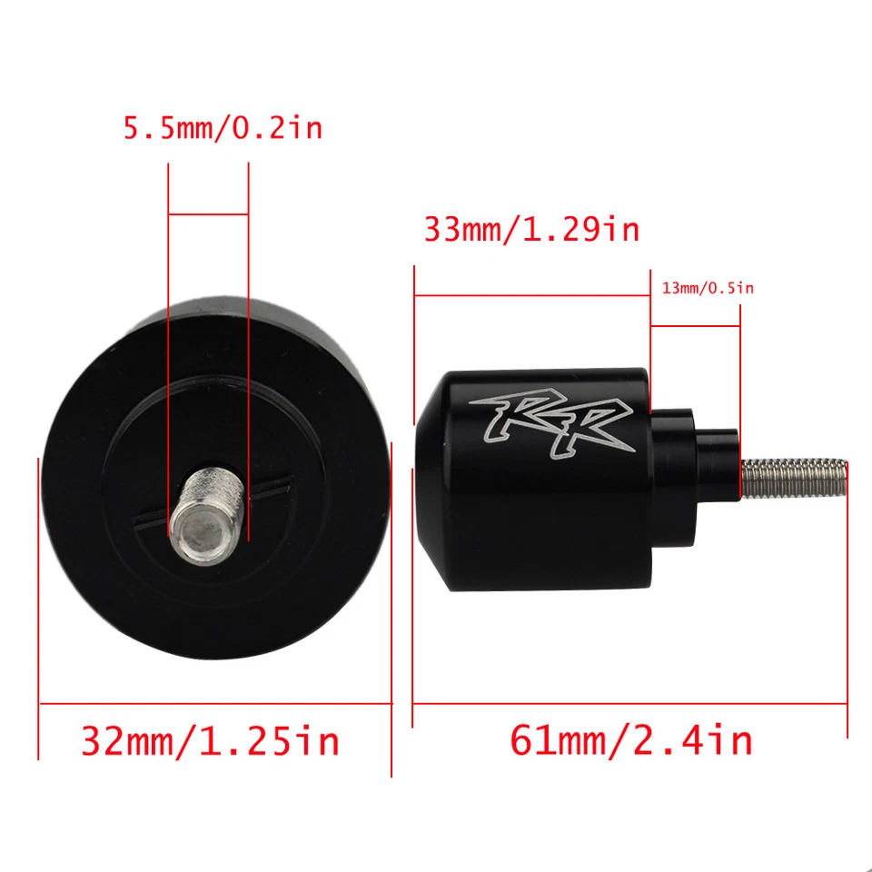 CNC 22MM Handlebar Handle Bar Ends For Honda 1999-2006 CBR600F4 / F4i 2005 2004 - Image 3 of 4