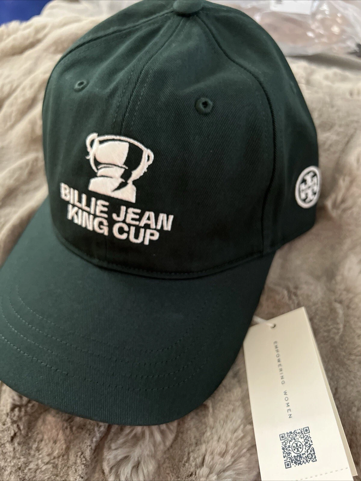 Tory Burch Billie Jean Cup Limited Edition Baseball Cap NEW W/TAGS