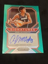 2020-21 WNBA Prizm Angel McCoughtry Green Prizm Autograph Auto #AMC