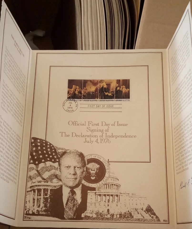 FIRST DAY ISSUE 13 CENTS STAMPS  WITH PRESIDENT FORD   - Image 2 of 4