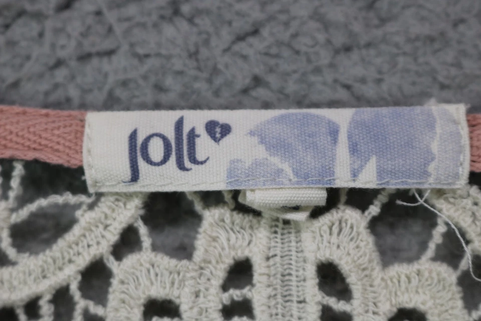 Túnica gris manga larga Jolt-encaje espalda-talla mediana-BOHO-falda suave Foto 4 de 4