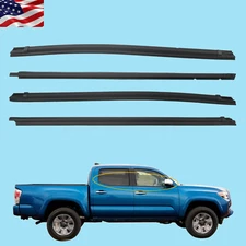 Outside Window Weatherstrip Trim Seal Belt Fits 05-15 Toyota Tacoma Double Cab