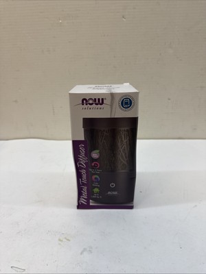 NOW Foods Solutions Ultrasonic Metal Touch Oil Diffuser  Aromamister Ships Free