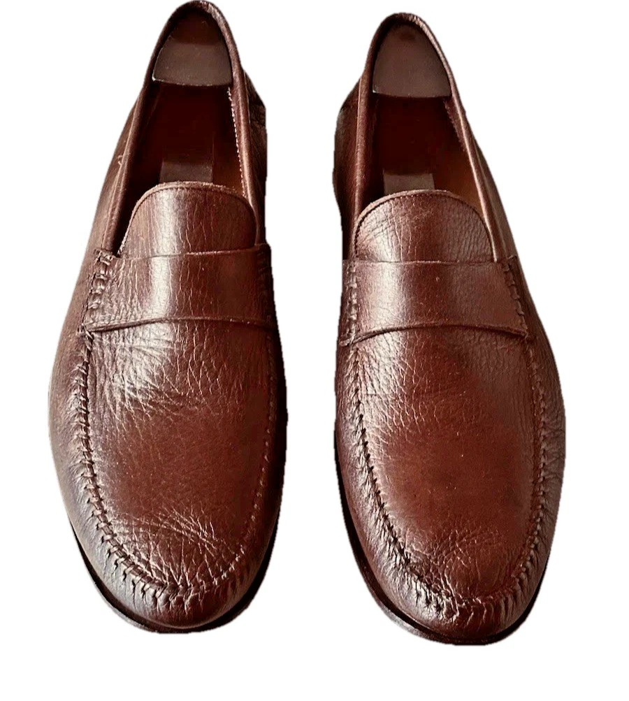 Santoni Loafer Brown Casual Shoes for Men for sale | eBay display picture 1