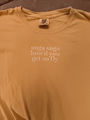 Suga Suga Shirt Baby Bash Novelty Shirt Size Large Comfort Colors