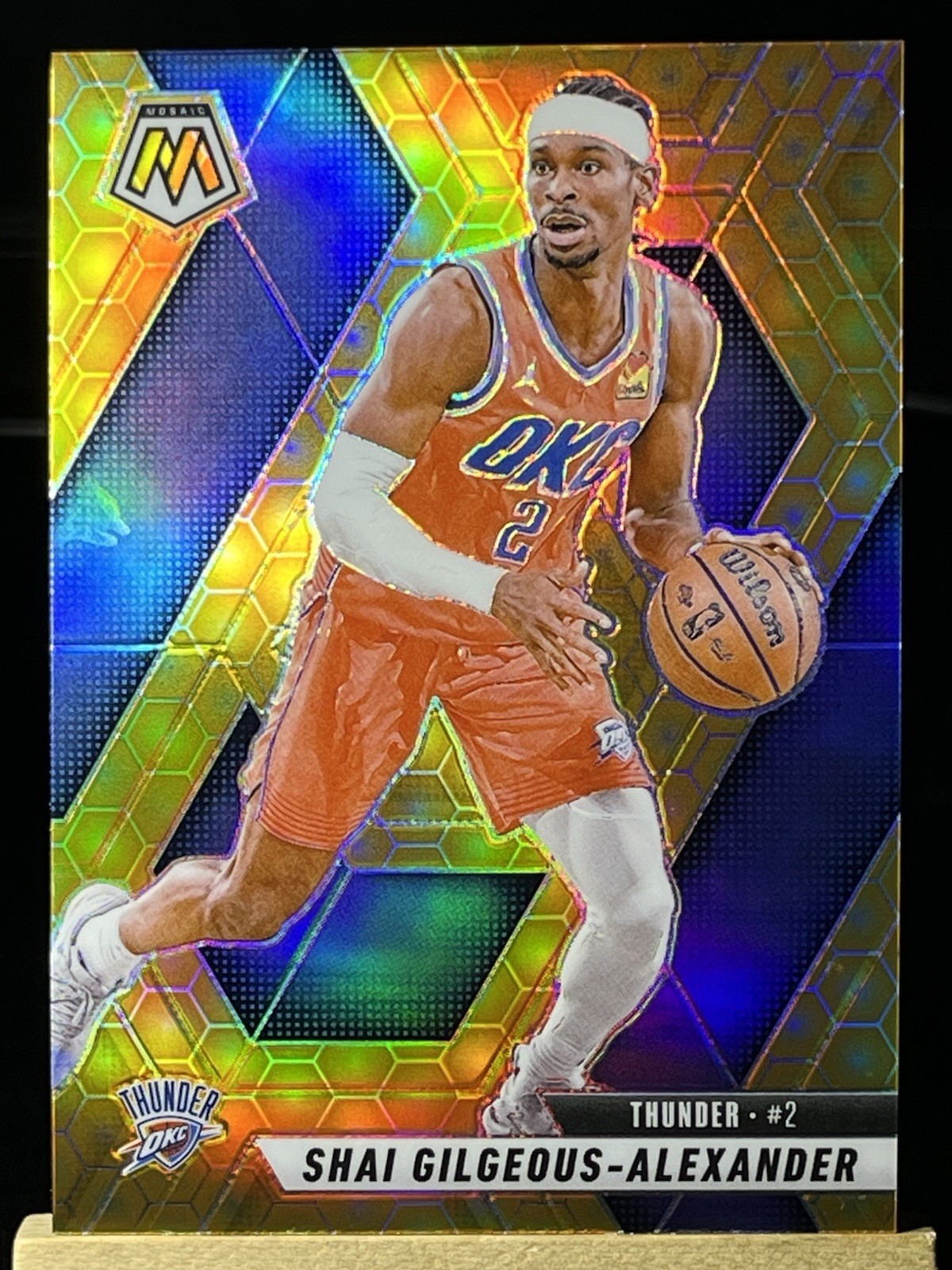 2024-25 Panini Mosaic Shai Gilgeous-Alexander #38 Honeycomb Case Hit SSP