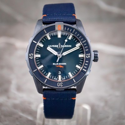 Ulysse Nardin Diver 42mm   Ref. 8163-175/93   Blue Dial   300 m