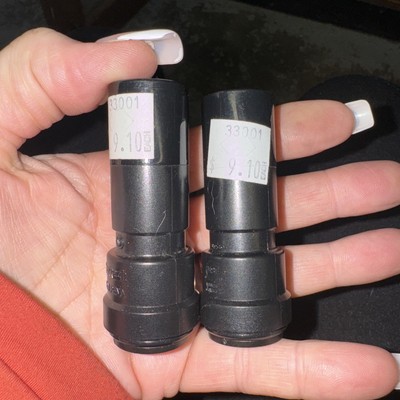 SeaTech Marine 15mm To Barb Nipple Black Pex Fitting