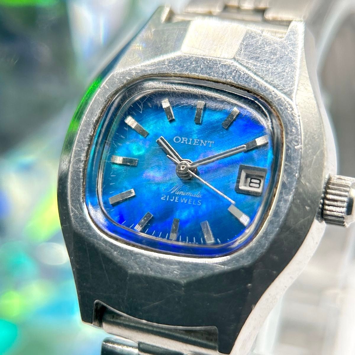 Orient Chamade Womens Automatic Watch Blue Dial Y… - image 1