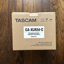 Tascam CA-XLR2d-C XLR Microphone Adapter for Canon R  Open Box