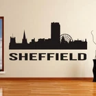 Sheffield UK Cityscape Skyline Wall Art Sticker