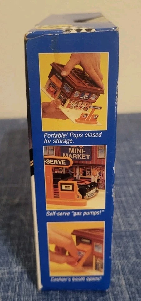 De colección • 1990 • Hot Wheels City Mini Market Sto & Go! Juego con Pasión Blanca • Nuevo Foto 4 de 4