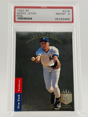 1993 SP Derek Jeter Rookie Foil #279 PSA 8