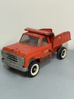 Tonka Red Pressed Steel Dump Truck Toy Collectible Vintage Vehicle Model